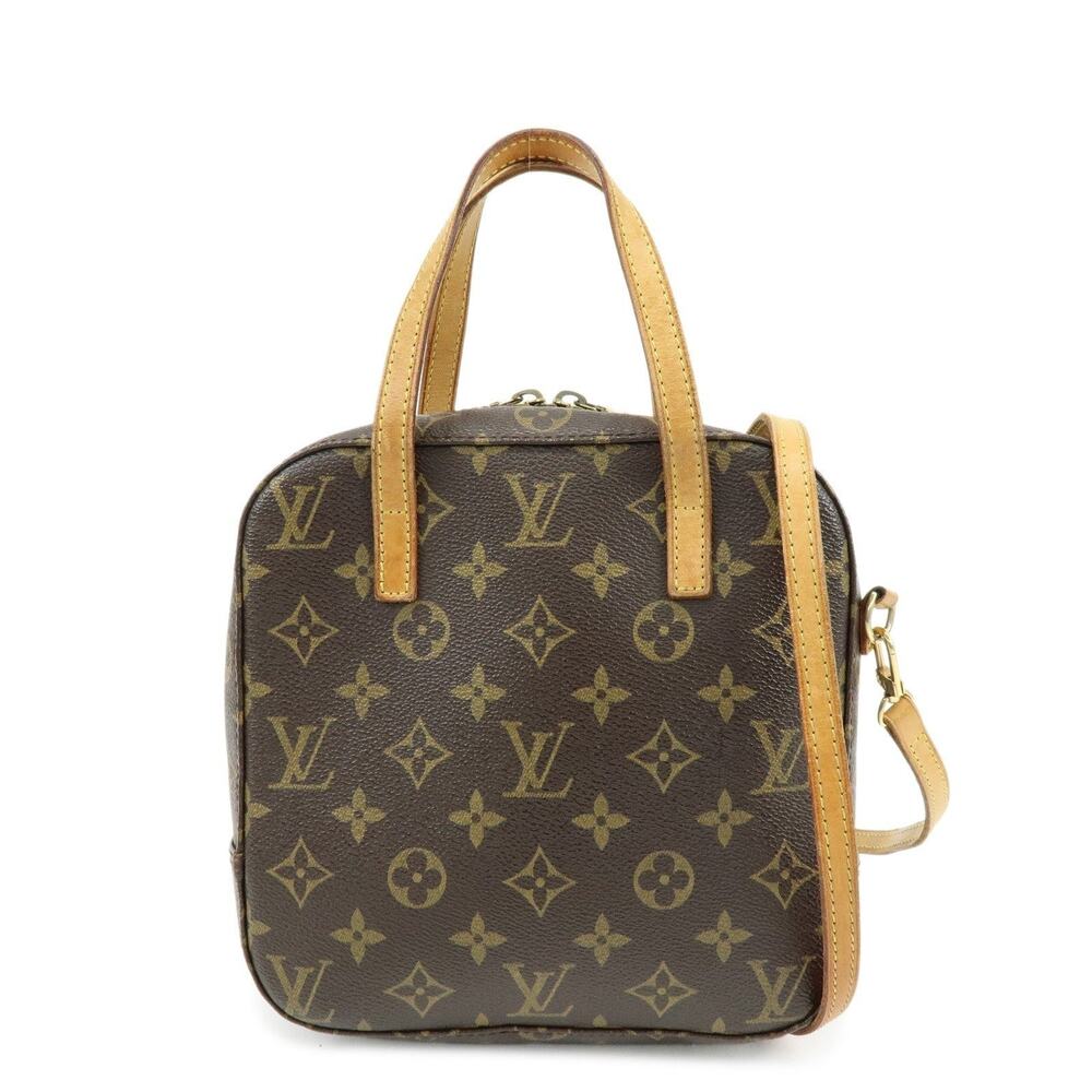 Louis Vuitton Monogram Spontini Handbag Brown